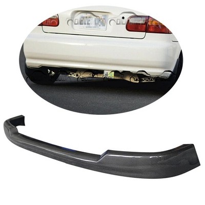 For Honda Civic EG6 1992-95 3DR JDM Style Carbon Fiber Rear Bumpers Diffuser Lip