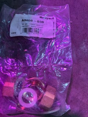 Honeywell AM08-038 1/2  Sweat Tailpiece Nut & Gasket + *Warranty*