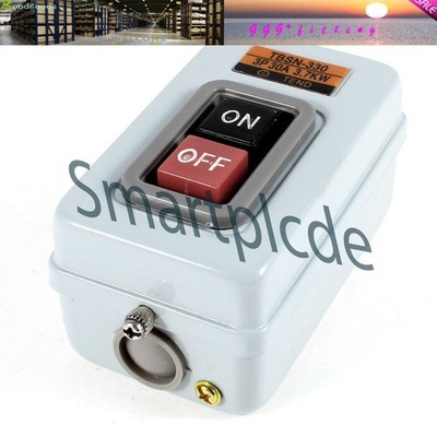 TBSN-330 Gray Metal Case 3P ON/OFF Push Button Switch 30A 3.7KW