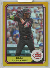 2025 Topps Archives Elly De La Cruz BOARDWALK and BASEBALL【31/50】 Cincinnati Red