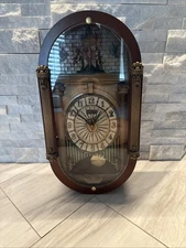 Rhythm CTS Sundial Gothic Wooden Musical Motion Pendulum Wall Clock