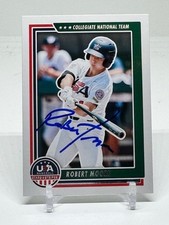 2022 Panini USA Stars and Stripes Robert Moore #22 MLB SIGNED Baseball Card 