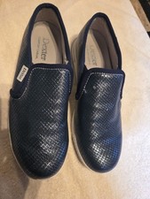 Dexter Suzana Navy Blue Bowling Shoes Women's Size 9 Medium Snakeskin DW0000407