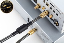 Silver Ref Digital SPDIF 1m Coax Cable (QED) -75Ohm RCA-RCA +Ferrite core