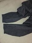 Vintage M Sport Pant Mens Large Black Windbreaker Joggers Ankle Zip — photo 3