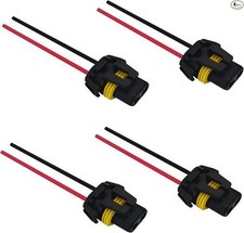 Headlight Connector Plug Fog Light Headlight Wiring Harness Pigtai Style: 4PCS
