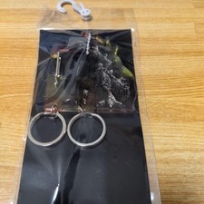 Godzilla acrylic keychain with ring, new, unused, with tag