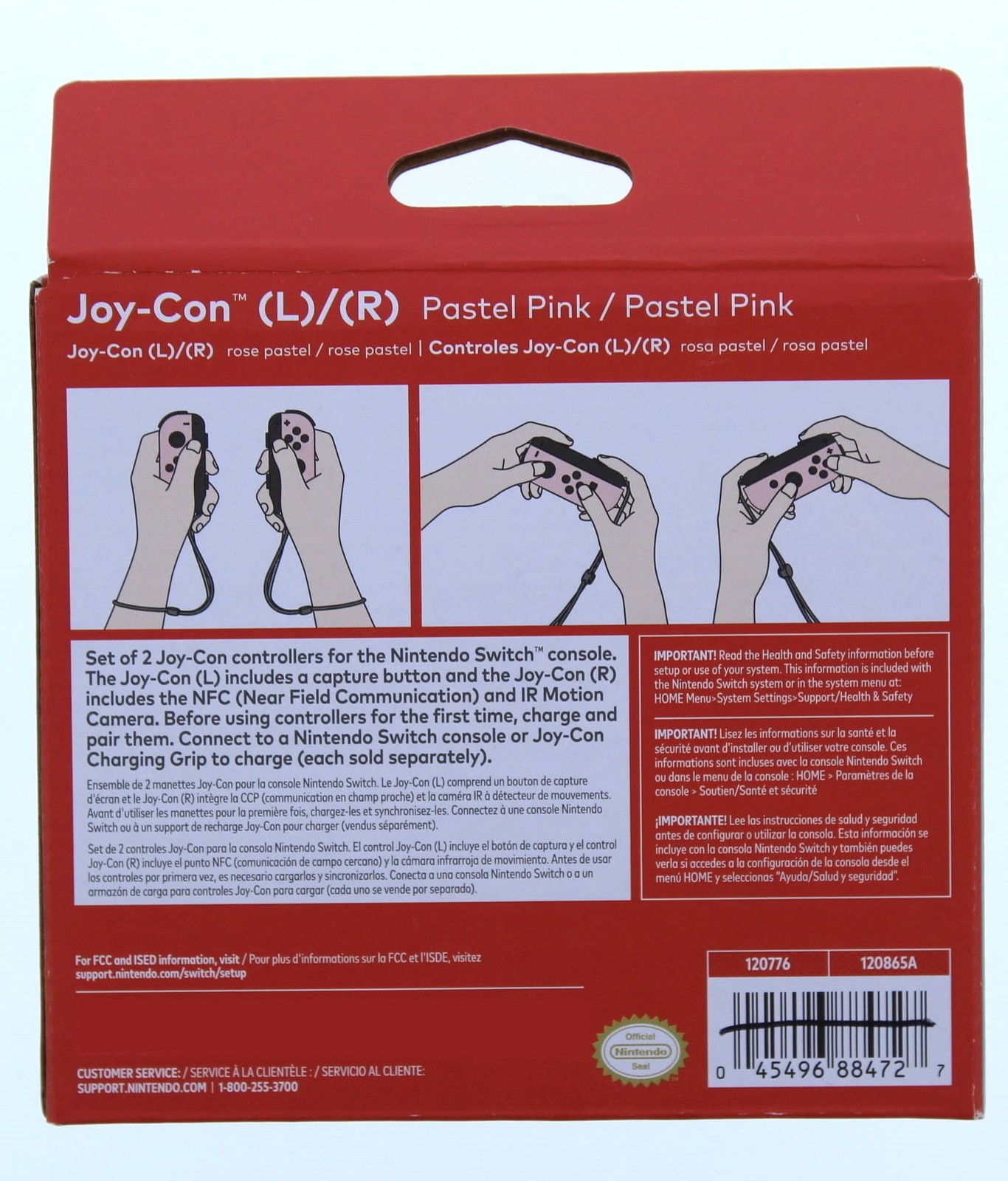 Nintendo Switch Joy-Con Color- Pastel Pink