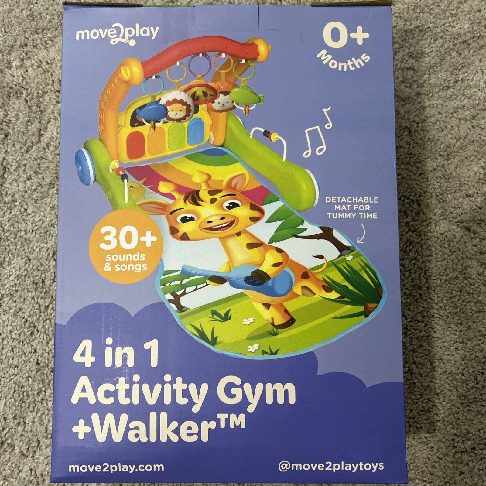 Move2Play Baby Play Mat 4 In 1 Activity Gym + Walker 0+ Months UNOPENED NEW
Opens in a new window or
