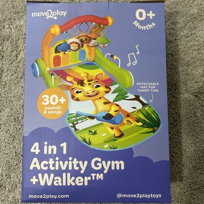 Move2Play Baby Play Mat 4 In 1 Activity Gym + Walker 0+ Months UNOPENED NEW