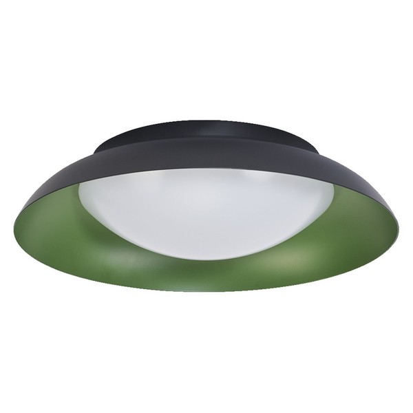 Led Deckenleuchte Schwarz GrüN Osram 3000 K Click-Dim Ø31Cm Rund Deckenlampe Bad-image