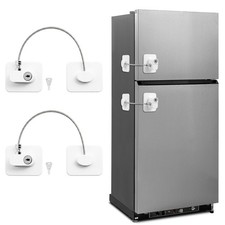 2PCS Durable Key Fridge Lock Keep Little Hands Out Food Safe Simple Installation