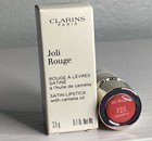 CLARINS Joli Rouge Satin & MOISTURIZING LIPSTICK 0.1oz NIB 723 RASPBERRY — photo 1