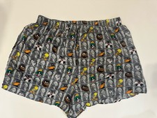Vintage LOONEY TUNES Mania 100% Silk Mens Box...