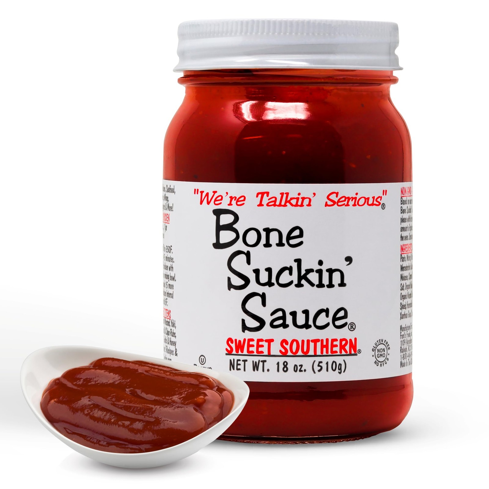 Sweet Southern Bbq Sauce, Gluten-free, Non-gmo, Kosher, Bar...