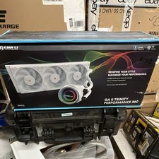 Lian Li GA II Trinity Performance 360 360mm AIO Liquid CPU Cooler White RGB