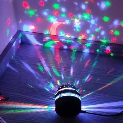 LED Starry Sky Night Light USB Projector Moon Star Room Decor Lamp