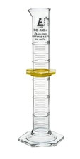 Measuring Cylinder, 50ml - ASTM, Class A Tolerance ±0.25ml - Protective Colla...