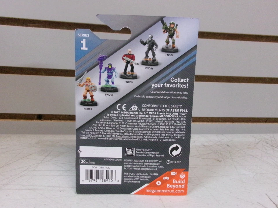 MEGA CONSTRUX HEROES - SERIES 1 (2017)FND68 - ALIENS - XENOMORPH NEW #63 - Image 3 of 4