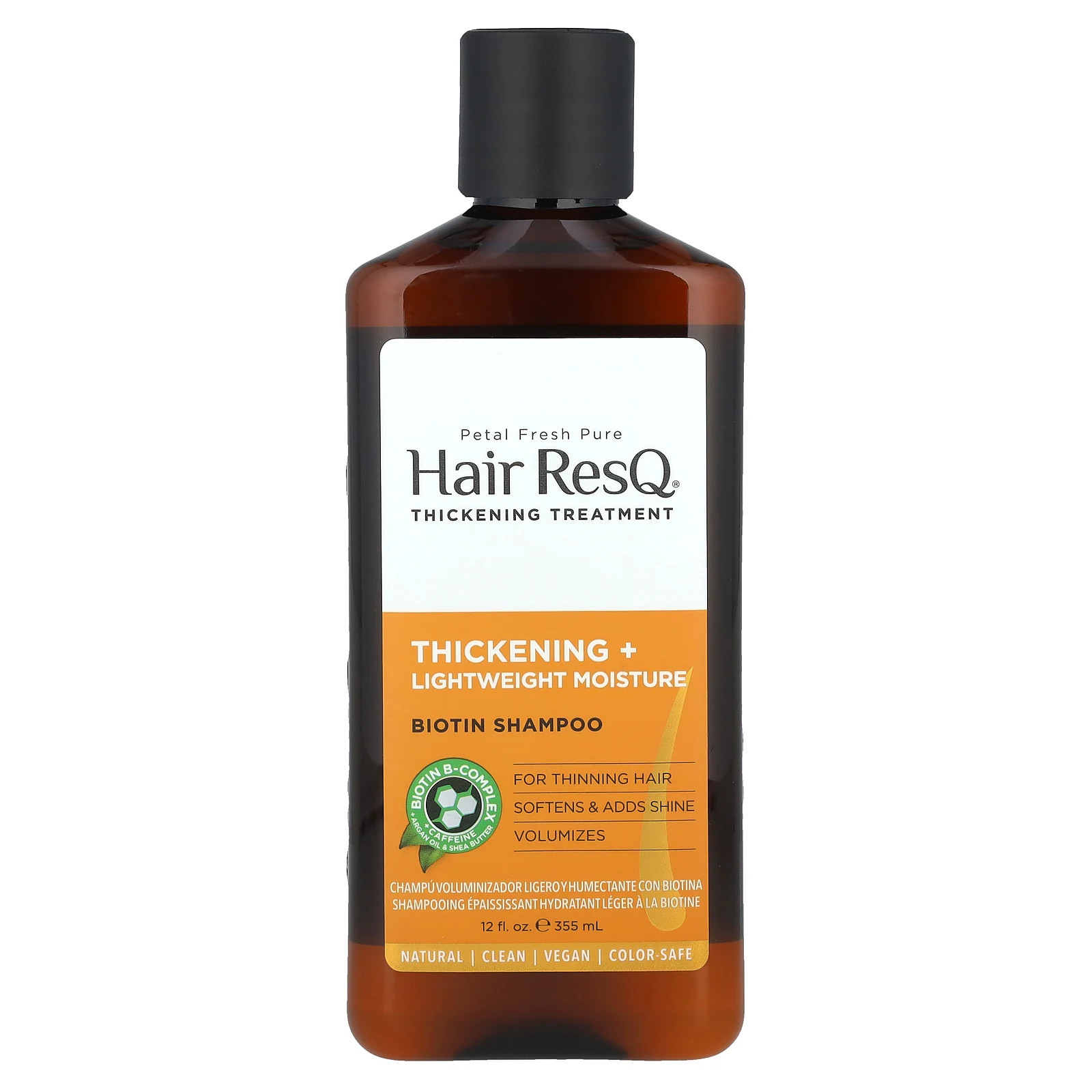 Hair ResQ, Биоти шампунь для истончения волос, 12 жидких унций (355 мл)