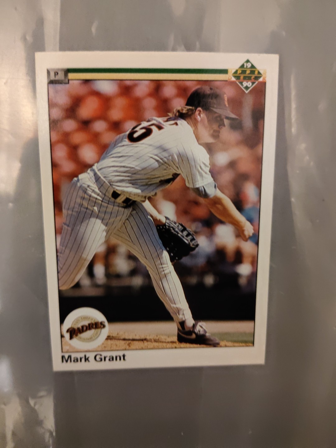1990 Upper Deck Mark Grant #412 San Diego Padres