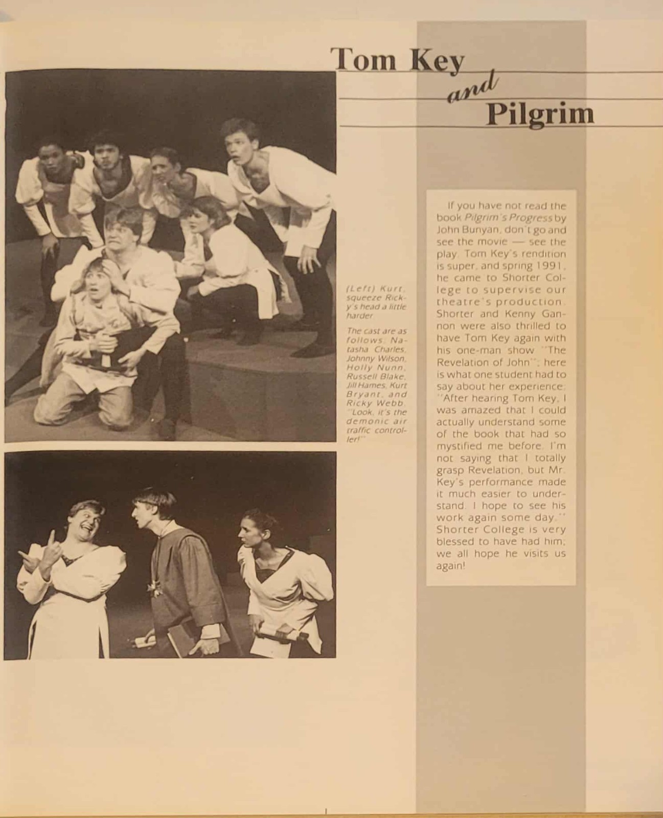 1991  Argo Yearbook SHORTER COLLEGE Rome, Georgia