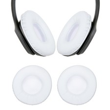 2pcs Ear Pads Replacement Cushions 4.3 Inch Headphone Ear Covers White