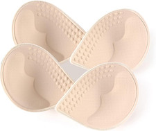 KOOAAICCHI Bra Pads Inserts, Latex Bras Inserts Removable for Women'S Sports Cup