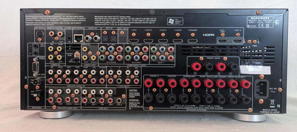 Marantz 7005 AV-Receiver  DEFEKT ALS ERSATZEILSPENDER [135] - Bild 4 von 4