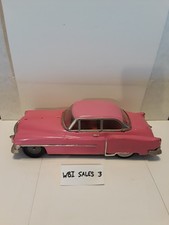 Tin 1950 Pink Cadillac Friction Car B