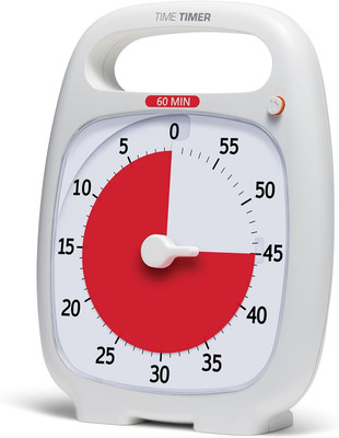plus 60 Minute Desk Visual Timer   Countdown Timer with Portable Handle for Clas