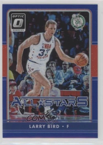 2016-17 Panini Donruss Optic All-Stars Blue Prizm 47/49 Larry Bird #2 HOF