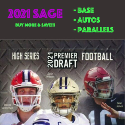 2021 Sage Premier Draft - Autos/Parallels/Base/Rookies - You Pick!