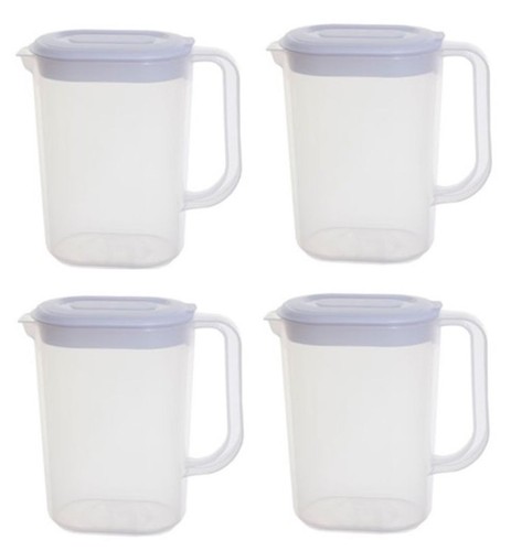 1.5 LITRE CLEAR PLASTIC FRIDGE DOOR JUG PITCHER CONTAINER FOR JUICE WATER MILK - Picture 3 of 3