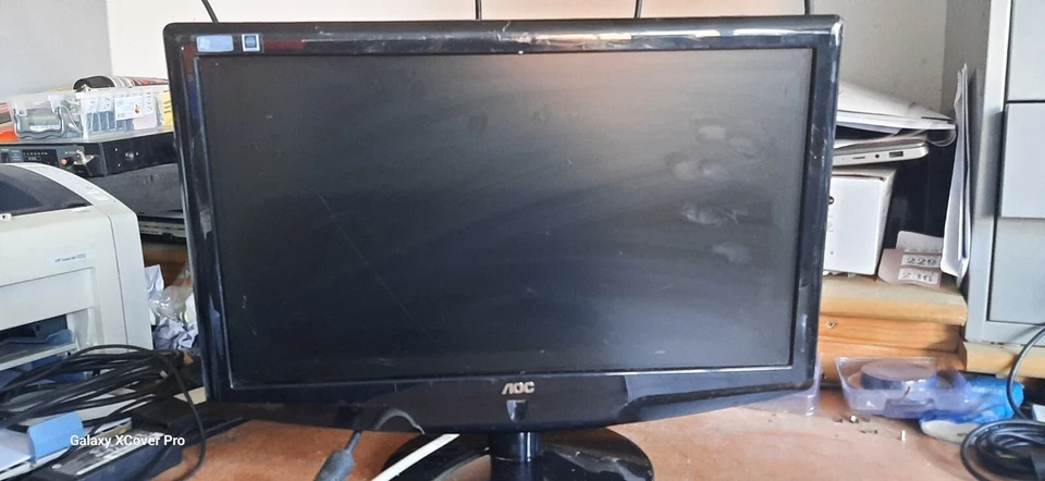 AOC TFT185W80PS LCD Monitor 18" Monitor w/ stand VGA, (797) - Image 4 of 4