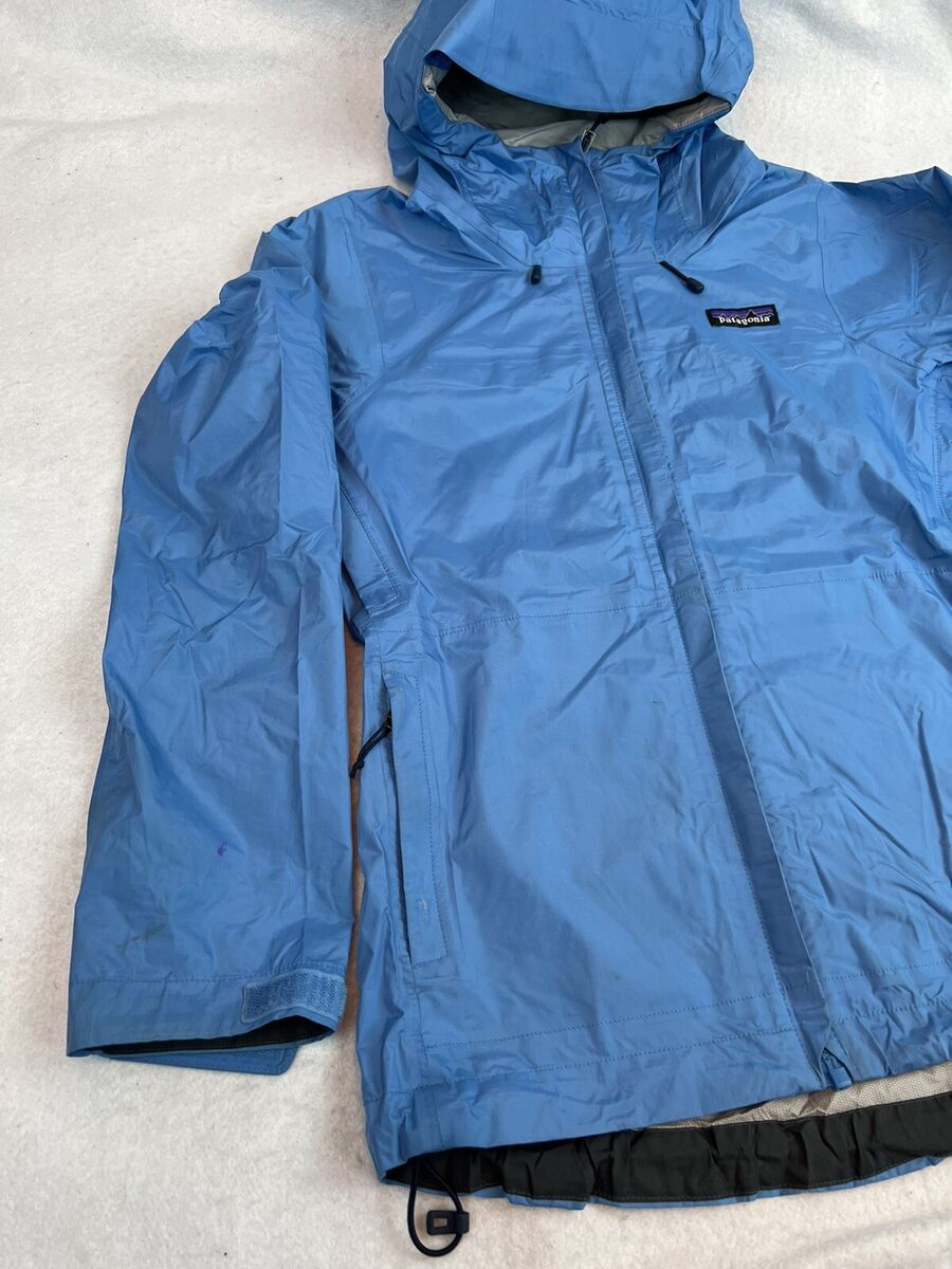 Patagonia Rain Jacket Women's XXS Light Blue H2NO Spring Patagonia Rain Jacket Women's XXS Light Blue H2NO Spring
