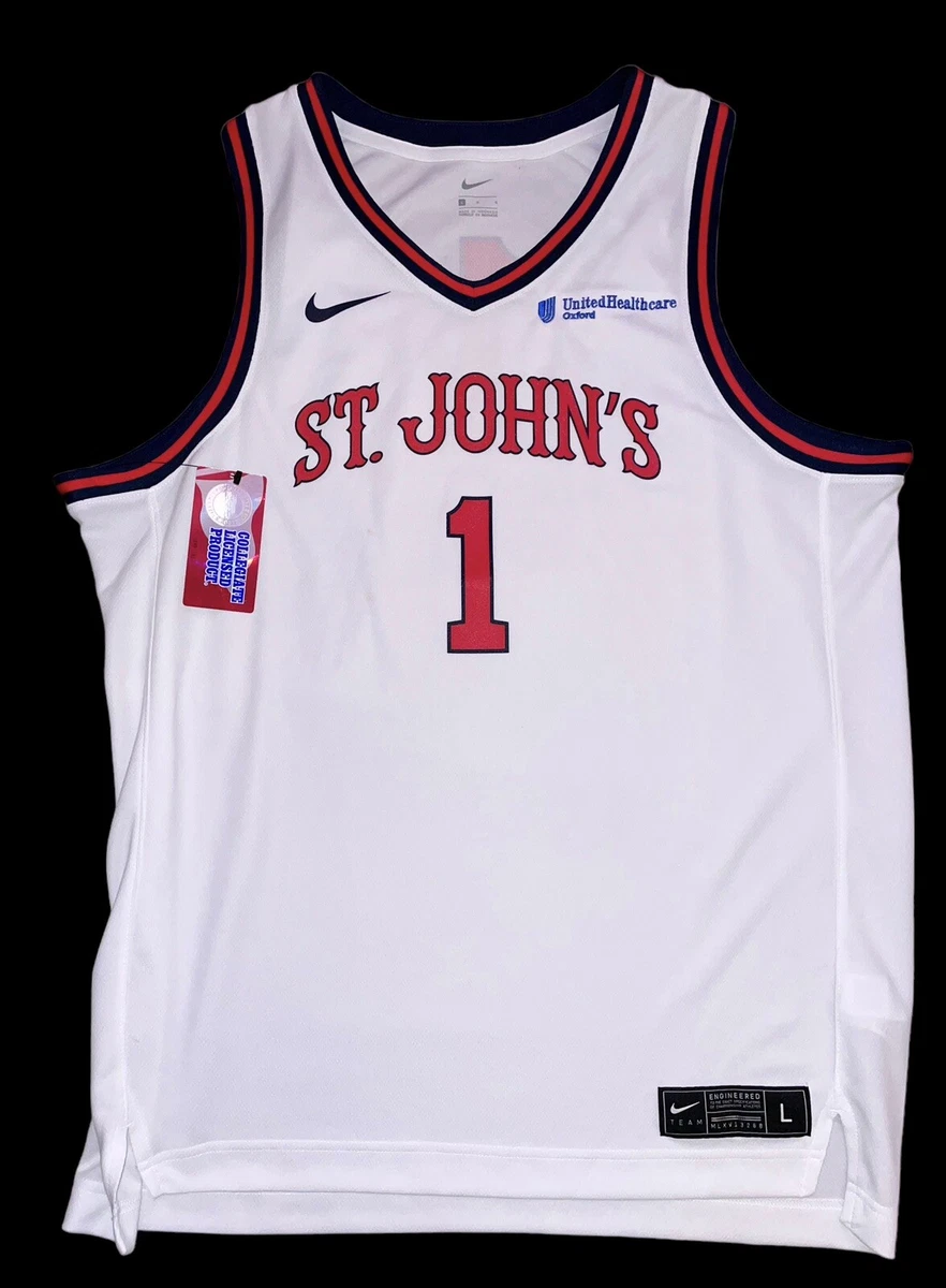 Nike Team St. John’s Basketball Jersey Size Large Men New With Tags Rare!