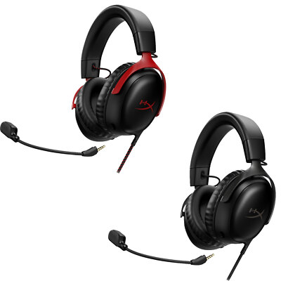 HyperX Cloud III Schwarz Gaming-Headset Kopfhörer Ohrumschließend 1,2 m Kabel