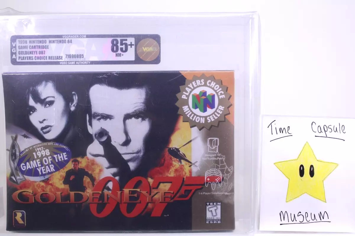 GoldenEye 007 (N64) Permanently unlock all levels and characters