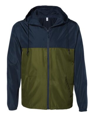 #ad Independent Trading Co. EXP54LWZ Lightweight Full Zip Windbreaker Jacket $39.14