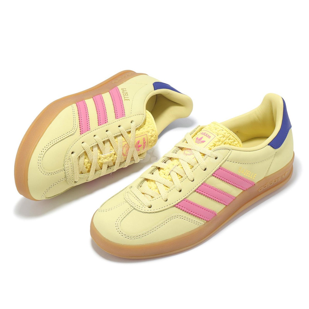 adidas Originals Gazelle Indoor W Powder Yellow Lucid Pink