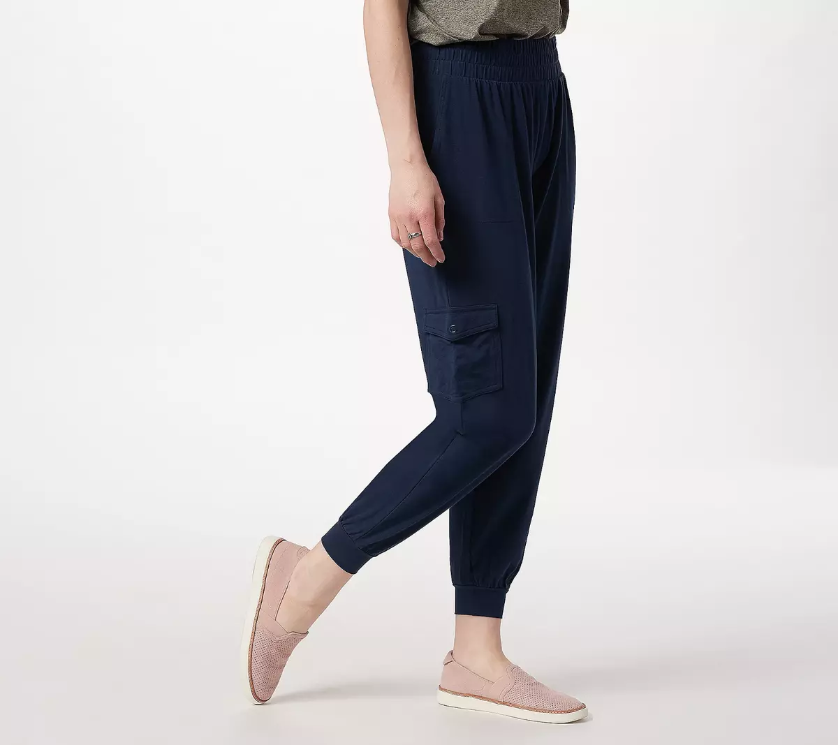 Qvc anybody joggers hot sale