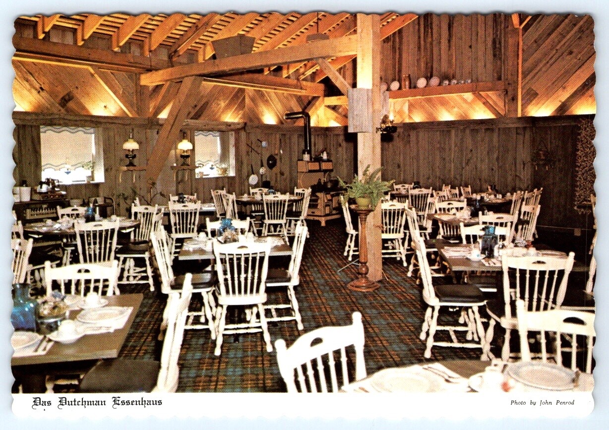 Postcard Middlebury IN Amish Country Kitchen Das Dutchman Essenhaus