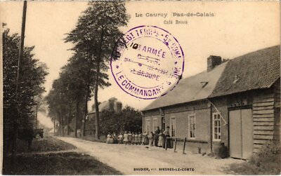 Old postcard Le Cauroy Café Briois (1278975)