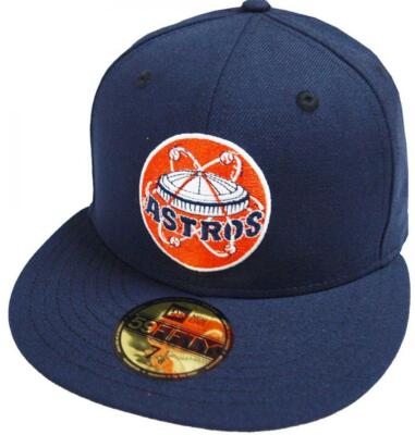 New Era houston Astros Navy Logo Cooperstown Cap 59fifty Fitted Limited Edition