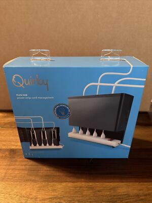 Quirky Plug Hub Power Strip Cord Management Station Keep Cords Tangle Free Seal