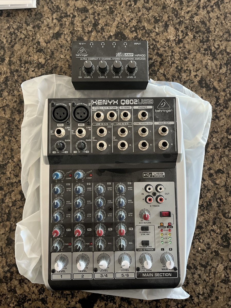 ほぼ新品‼️値引中！】完全作動！behringer XENYX Q802USB 【公式通販】