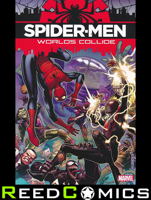 SPIDER-MEN WORLDS COLLIDE GRAPHIC NOVEL Paperback Collects Both 5 Part Series