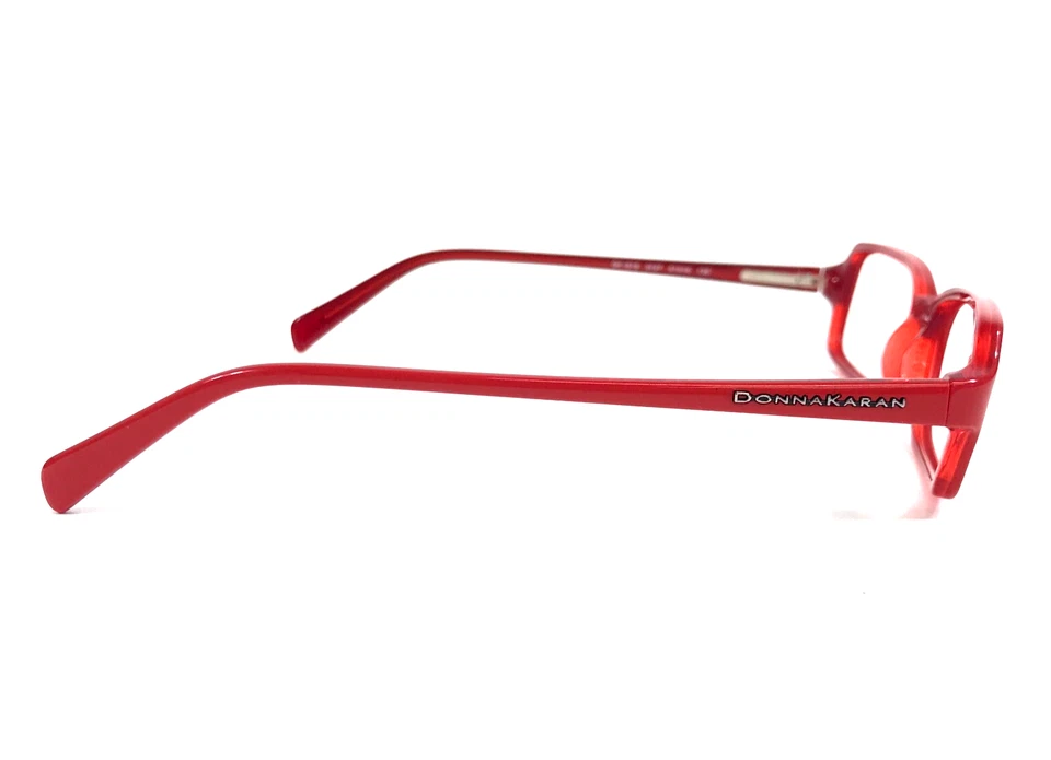 Monturas para gafas Donna Karan DK1519 3137 rojo brillante rectángulo borde completo 51-16-135 Foto 3 de 4