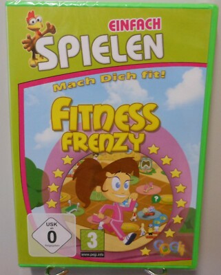 Fitness Frenzy PC Spiel Software CD-ROM Mach Dich Fit Sportstudio Simulation T44